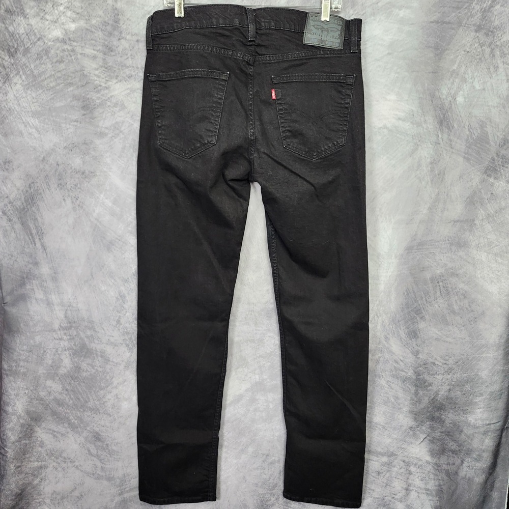 Levis 559 Relaxed Straight Jeans Mens 34x36 Fits 33x35 Black Stretch Denim Tall
